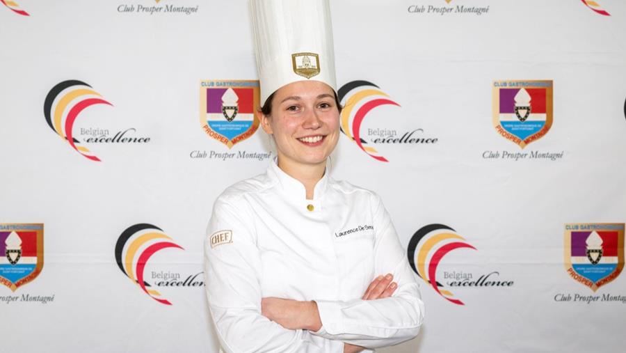 Laurence De Smet (24 ans) est la première femme à remporter le concours de maîtrise 'Premier Chef de Belgique'