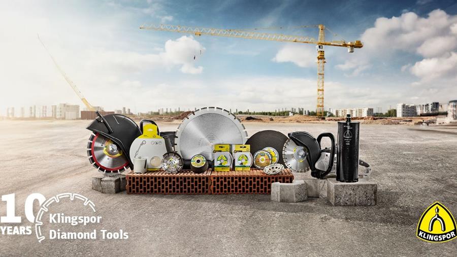 Klingspor viert 10-jarig jubileum diamantgereedschappenproductie