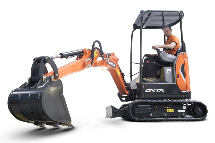 Doosan minigraver DX17Z